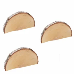 5 Holzscheiben | Halbe | 20cm