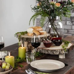 Baumscheibentisch | Birke | Höhe 6 cm | ø 15-20 cm