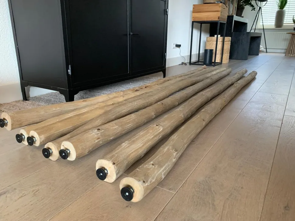 Baumstamm geschliffen | Länge 50-150 cm | Ø 6-7cm