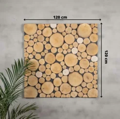 Baumstamm Wanddekoration | Stig | ab 80x80cm