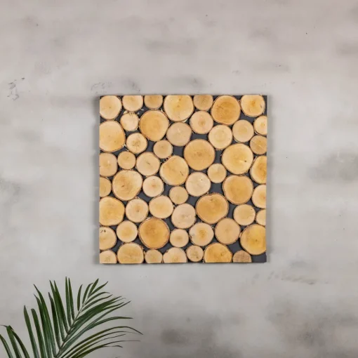 Baumstamm Wanddekoration | Ake | 60x60cm
