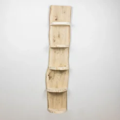 Baumstamm Wandregal Eton | Eichenholz geschliffen | 150cm