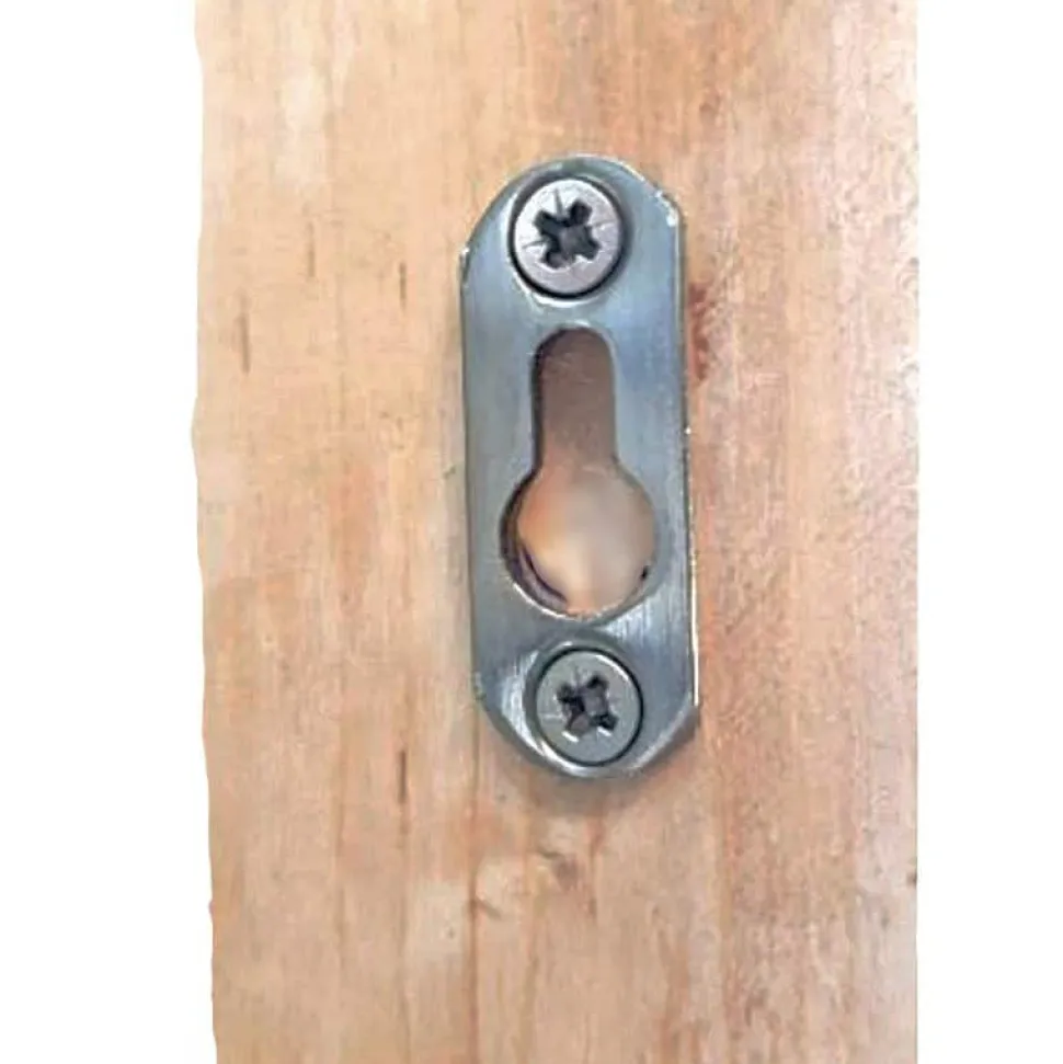 Baumstamm-Garderobenständer Andres | Metallhaken | Wandmontage | 165 cm