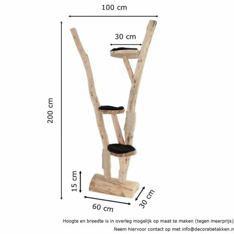Baumstamm-Kratzbaum | Loeki | 200x100cm