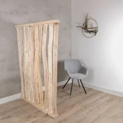 Baumstamm-Raumteiler Bodi | Mit naturbelassenem Fuß | H140cm