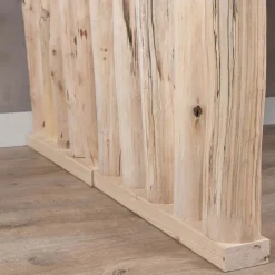 Baumstamm-Raumteiler Bodi | Mit naturbelassenem Fuß | H140cm