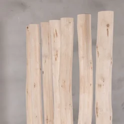 Baumstamm-Raumteiler Elin | Mit Holzkasten und Rollen | H180cm