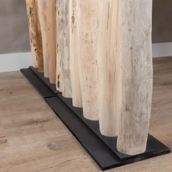 Baumstamm-Raumteiler Esper | Mit schwarzem Fuß | H165cm