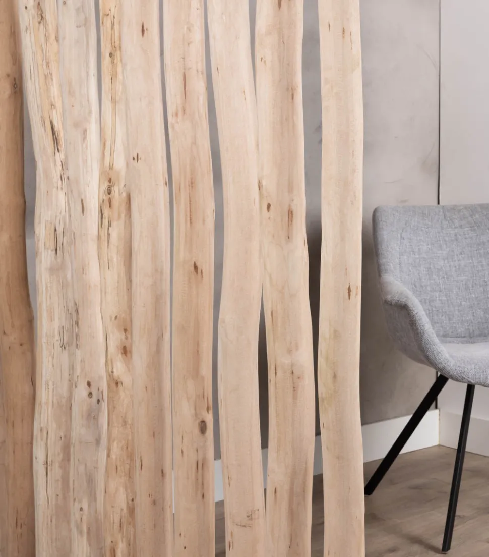 Baumstamm-Raumteiler Esper | Mit schwarzem Fuß | H165cm