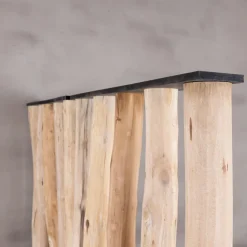 Baumstamm-Raumteiler Esper | Mit schwarzem Fuß | H140cm