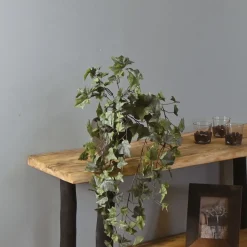 Baumstamm-Wandregal Kiran | Natural/Schwarz | 175 cm