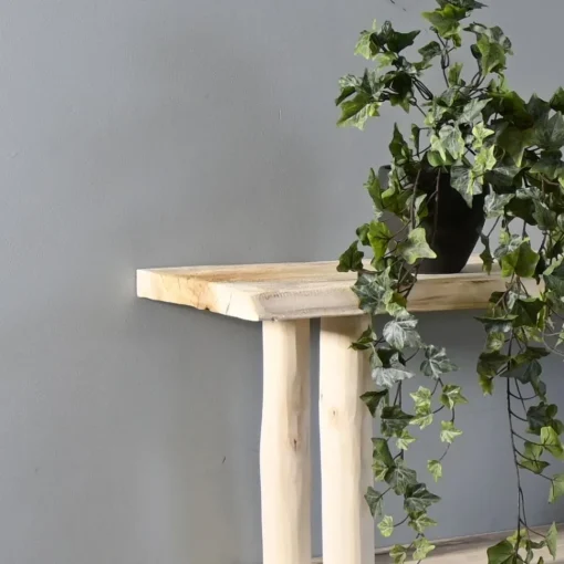 Baumstamm-Wandregal Magnus | Natural | 115 cm