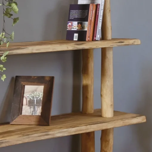 Baumstamm-Wandregal Magnus | Natural | 115 cm