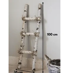 Birken-Dekoleiter | 100cm