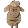 Birkenholz-Schaf | Mit oder ohne Wunschgravur | 40 cm
