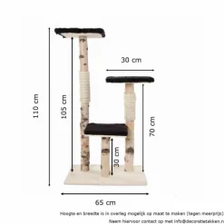 Birken-Kratzbaum | Rocco | 110x65cm