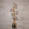 Blattbegonie auf Stamm | Rot/Grün | 100cm
