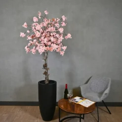 Blütenbaum Claire mit Topf | Rosa | 200 cm