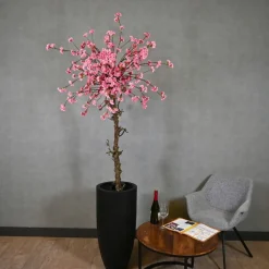 Blütenbaum Lyana mit Topf | Leuchtend Rosa | 200 cm