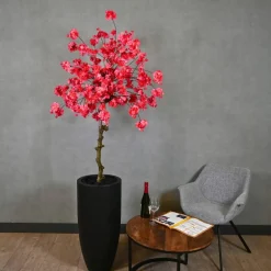 Blütenbaum Naomi mit Topf | Fuchsia | 200 cm