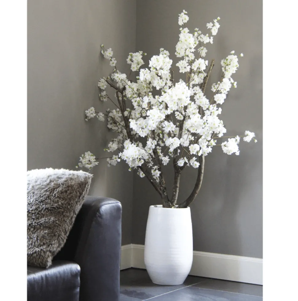 Blütenbaum Nine mit Topf | Weiß | Groß | 150 cm