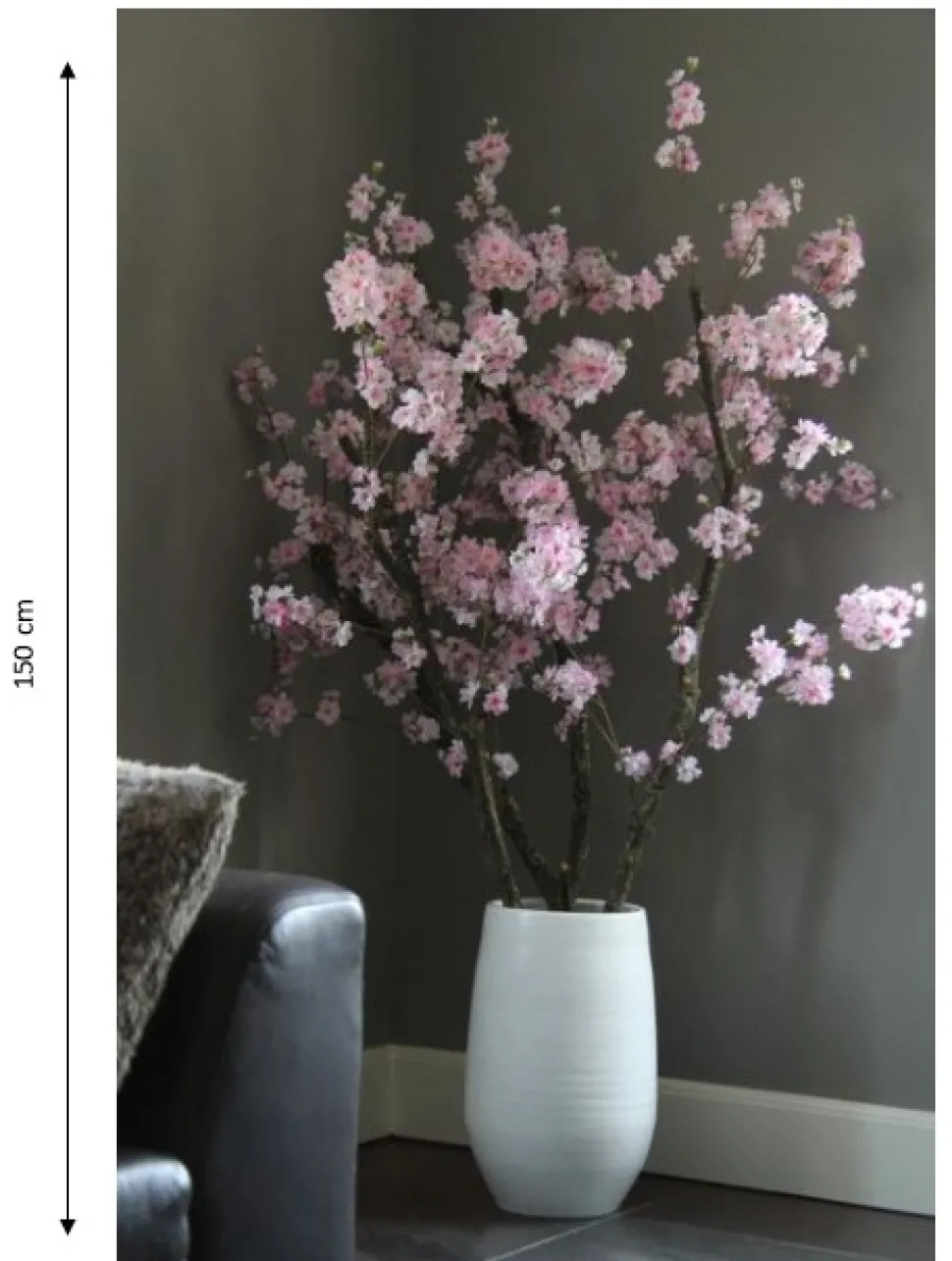 Blütenbaum Suze mit Topf | Rosa | Groß | 150 cm