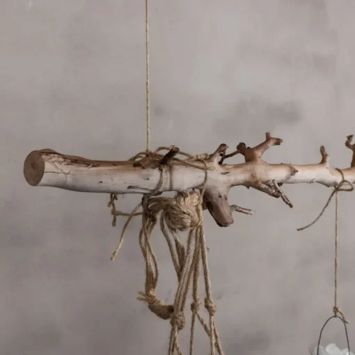 Deko-Ast | Birne | Sandgestrahlt | 80 cm