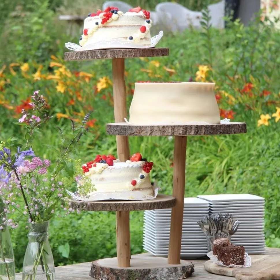 Etagere als Tortenständer | 3-stöckig | 70 cm