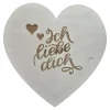 Holzherz – Personalisiertes Symbol/Text – 25cm