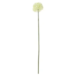 Kleine künstliche Alliumblüte in Weiß 50 cm