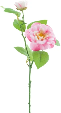 Künstliche Kamelie | Rosa | 60 cm