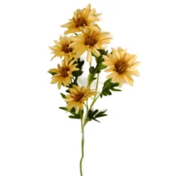 Künstliche Sonnenblume | Pfirsich | 80cm
