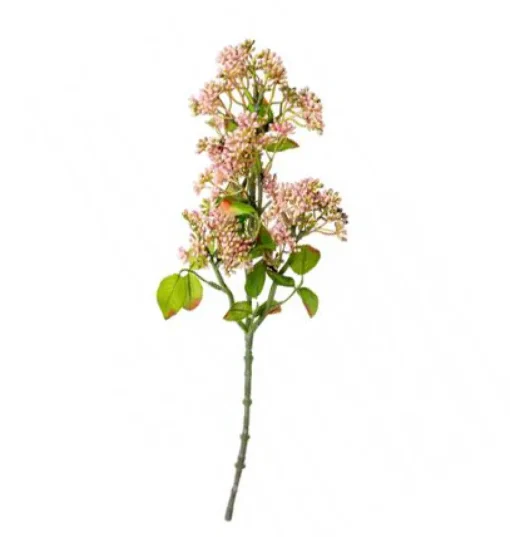 Künstlicher Schneeball/Viburnum-Zweig | Zartrosa | 55 cm