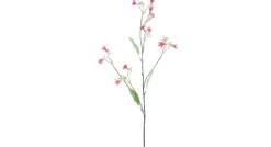 Künstlicher Zweig mit kleinen Gipsblumen | Fuchsie | 85cm