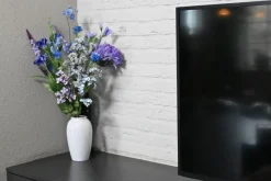 Kunstblumenstrauß Himmelblau | 80 cm