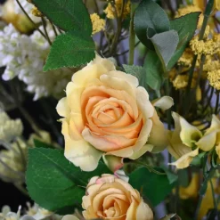 Kunstblumenstrauß Sonnenstrahlen | 80 cm