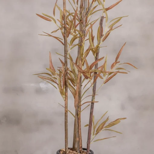 Kunstpflanze Eucalyptus | Rot/Grün | 160cm(mit Topf)