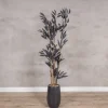 Kunstpflanze Mango | Schwarz | Mit Topf | 160cm
