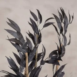 Kunstpflanze Mango | Schwarz | 120cm