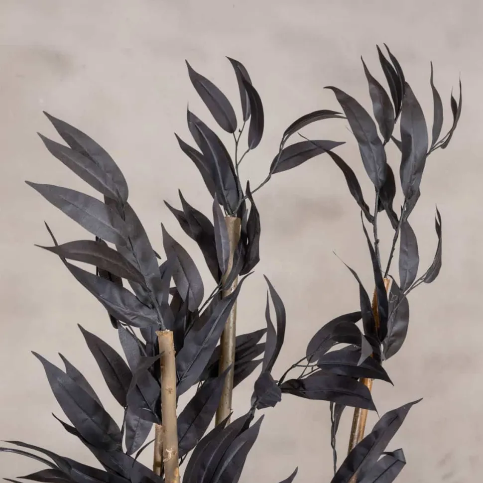 Kunstpflanze Mango | Schwarz | 120cm