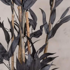 Kunstpflanze Mango | Schwarz | 120cm