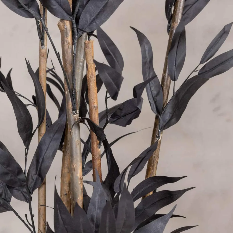 Kunstpflanze Mango | Schwarz | 120cm