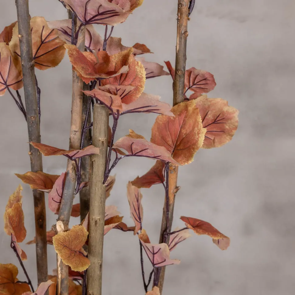 Kunstpflanze Winter-Linde | Rot | Mit Topf | 160cm