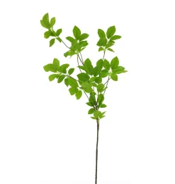 Kunstzweig mit Hortensienblättern | 130 cm