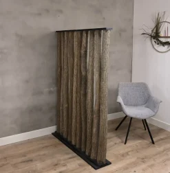 Linden-Raumteiler Vita | Mit schwarzem Fuß | H140cm
