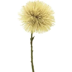 Löwenzahnblume künstlich | Creme-Braun | 45cm
