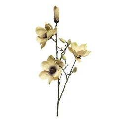 Magnolienzweig | Elfenbein-Lila | 80cm