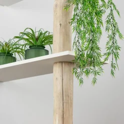 Raumteiler-Regal Alrik | Weiße Böden | 250 cm