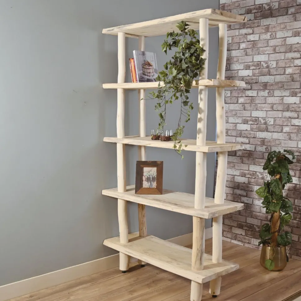 Raumteiler-Regal Odin | Old Natural/Schwarz | 205 cm