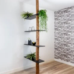 Stellen Sie Ihr Raumteiler-Regal Alrik selbst zusammen | 250 cm